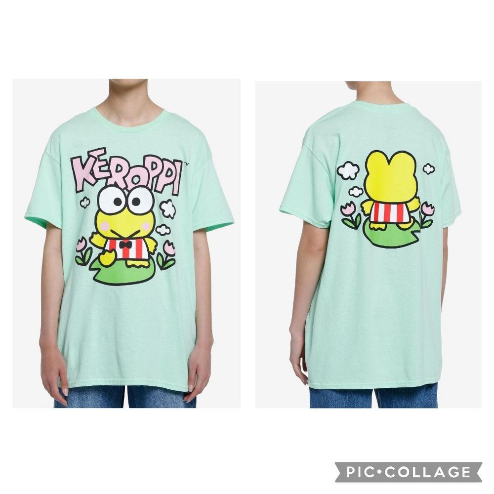 NWT Keroppi Double-Sided T-Shirt, Small